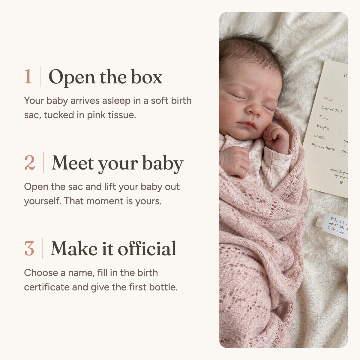 Lily · Bloom Born Reborn Baby